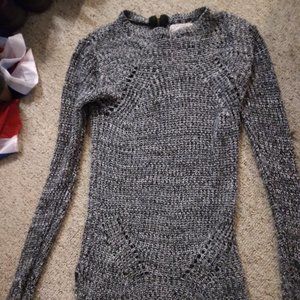 Long grey sweater